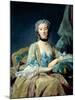 Madame De Sorquainville, 1749-Jean-Baptiste Perronneau-Mounted Giclee Print