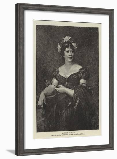 Madame De Stael-null-Framed Giclee Print