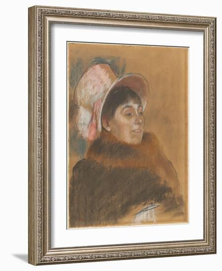 Madame Dietz-Monnin, 1879-Edgar Degas-Framed Giclee Print