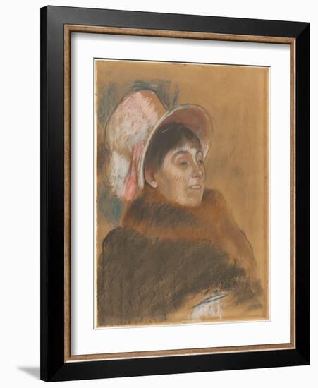 Madame Dietz-Monnin, 1879-Edgar Degas-Framed Giclee Print