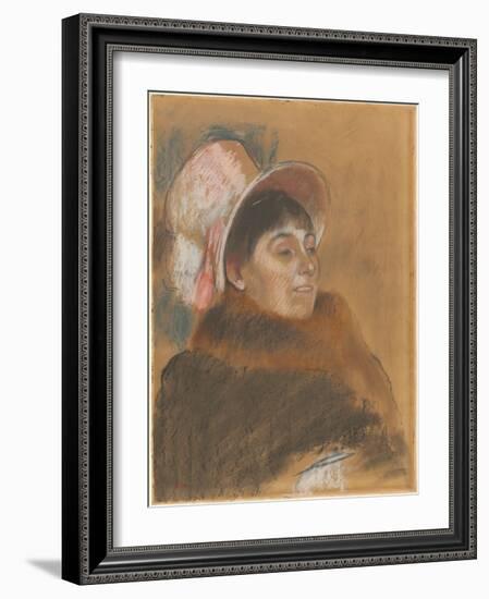 Madame Dietz-Monnin, 1879-Edgar Degas-Framed Giclee Print