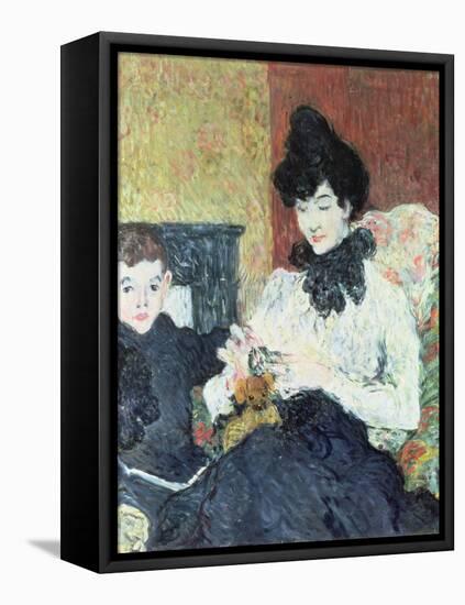 Madame Doubrere and Her Son, 1895-Louis Valtat-Framed Premier Image Canvas