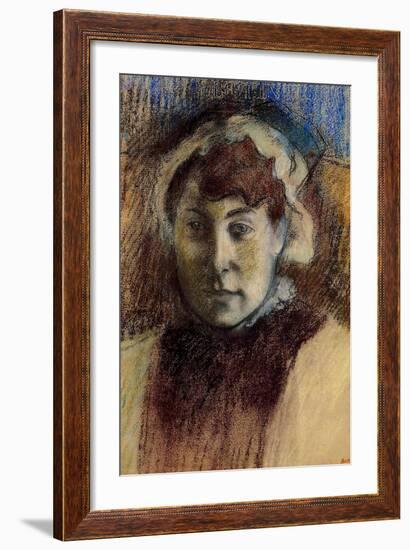 Madame Ernest May, 1881-82-Edgar Degas-Framed Giclee Print