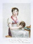 The Knitter, Engraved by Duthe, C.1816 (Coloured Engraving)-Madame G. Busset-Dubruste-Giclee Print