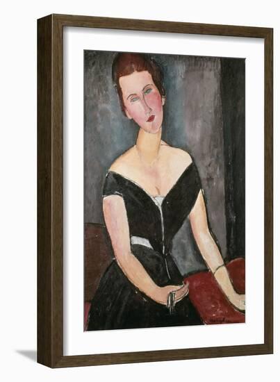 Madame G. van Muyden, 1917-Amedeo Modigliani-Framed Giclee Print