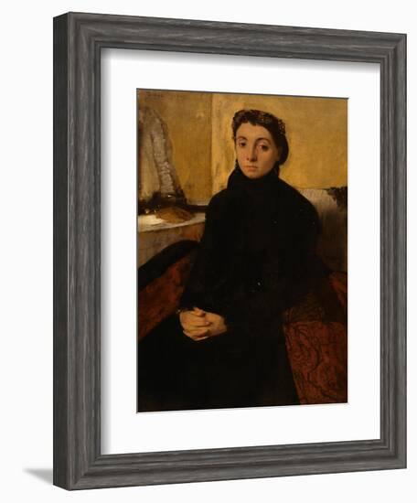 Madame Gaujelin-Edgar Degas-Framed Giclee Print