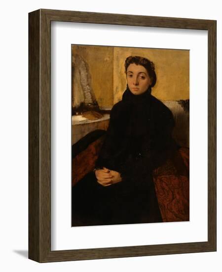 Madame Gaujelin-Edgar Degas-Framed Giclee Print