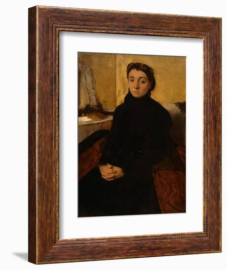 Madame Gaujelin-Edgar Degas-Framed Giclee Print