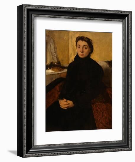 Madame Gaujelin-Edgar Degas-Framed Giclee Print