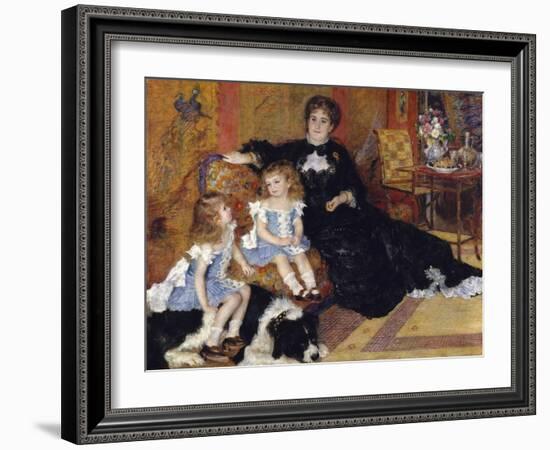 Madame Georges Charpentier and her Children, 1878-Pierre-Auguste Renoir-Framed Giclee Print