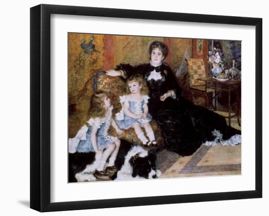 Madame Georges Charpentier and Her Children, 1878-Pierre-Auguste Renoir-Framed Giclee Print