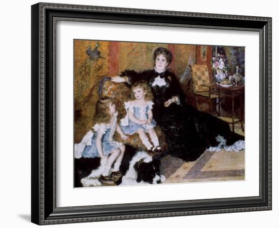 Madame Georges Charpentier and Her Children, 1878-Pierre-Auguste Renoir-Framed Giclee Print