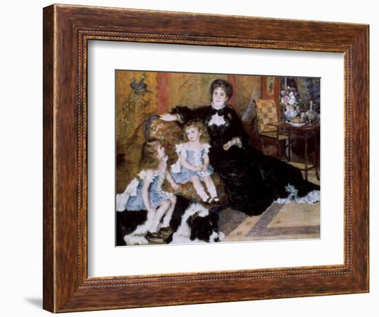 Madame Georges Charpentier and Her Children, 1878-Pierre-Auguste Renoir-Framed Giclee Print