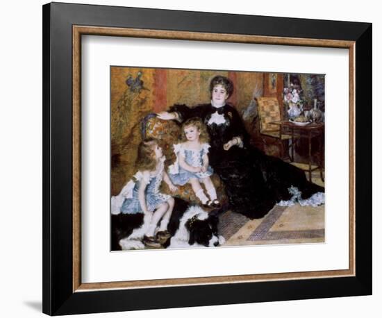 Madame Georges Charpentier and Her Children, 1878-Pierre-Auguste Renoir-Framed Giclee Print