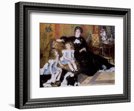 Madame Georges Charpentier and Her Children, 1878-Pierre-Auguste Renoir-Framed Giclee Print