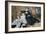 Madame Georges Charpentier and Her Children, Georgette-Berthe and Paul-Émile-Charles-Pierre-Auguste Renoir-Framed Art Print