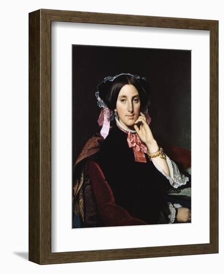 Madame Gonse-Jean-Auguste-Dominique Ingres-Framed Premium Giclee Print