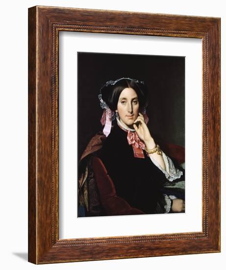 Madame Gonse-Jean-Auguste-Dominique Ingres-Framed Premium Giclee Print