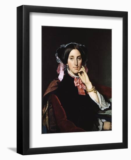 Madame Gonse-Jean-Auguste-Dominique Ingres-Framed Premium Giclee Print