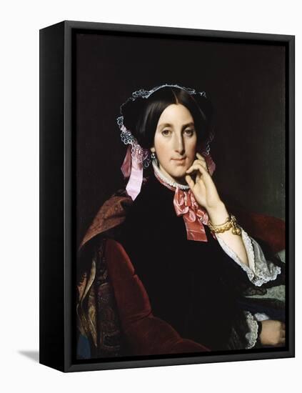 Madame Gonse-Jean-Auguste-Dominique Ingres-Framed Premier Image Canvas