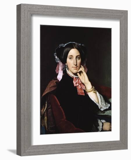 Madame Gonse-Jean-Auguste-Dominique Ingres-Framed Giclee Print