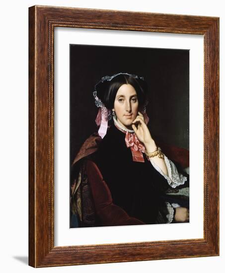 Madame Gonse-Jean-Auguste-Dominique Ingres-Framed Giclee Print