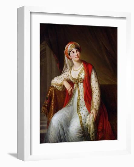 Madame Guiseppina Grassini in the Role of Zaire, 1805-Elisabeth Louise Vigee-LeBrun-Framed Giclee Print