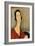 Madame Hanka Zborowska, 1917 (Oil on Canvas)-Amedeo Modigliani-Framed Giclee Print