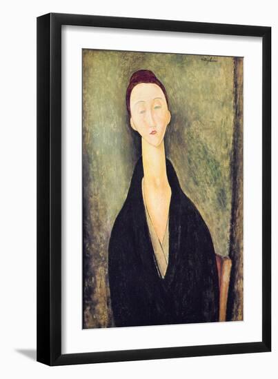 Madame Hanka Zborowska, 1918-Amedeo Modigliani-Framed Giclee Print