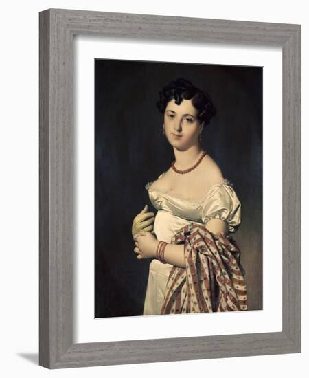 Madame Henri-Philippe-Joseph Panckouke-Jean-Auguste-Dominique Ingres-Framed Giclee Print