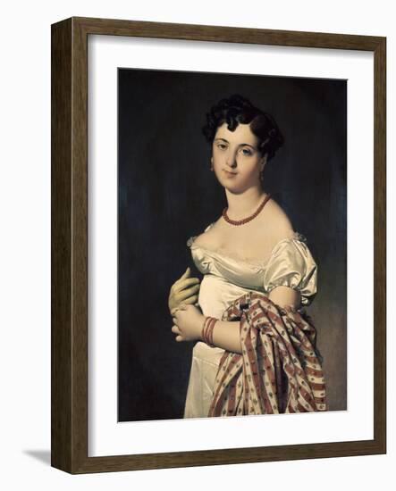 Madame Henri-Philippe-Joseph Panckouke-Jean-Auguste-Dominique Ingres-Framed Giclee Print