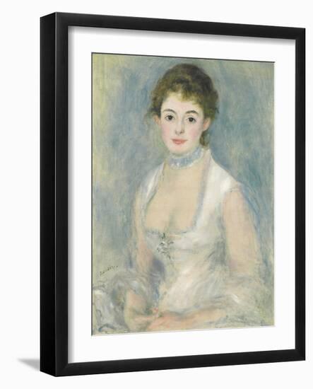 Madame Henriot, C.1876-Pierre-Auguste Renoir-Framed Giclee Print