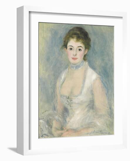 Madame Henriot, C.1876-Pierre-Auguste Renoir-Framed Giclee Print