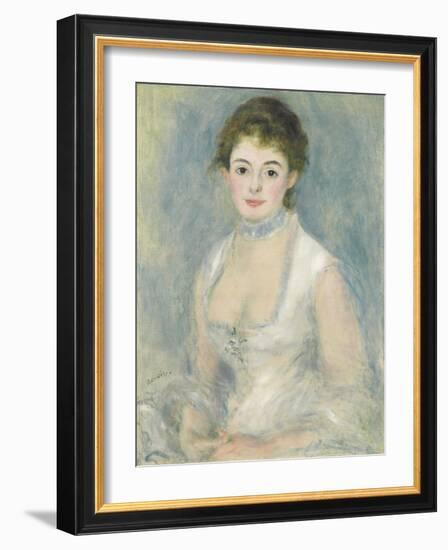 Madame Henriot, C.1876-Pierre-Auguste Renoir-Framed Giclee Print