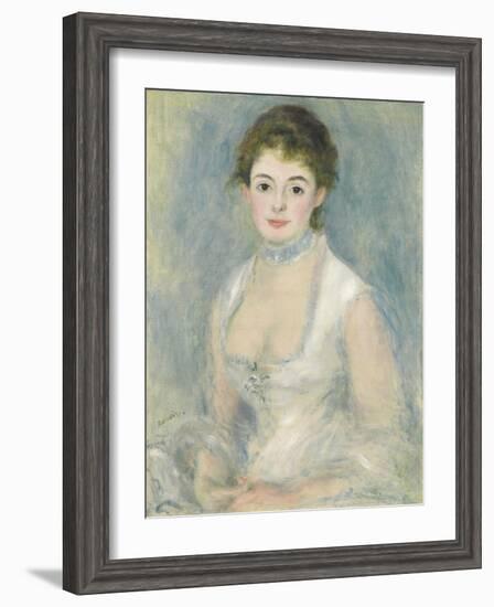 Madame Henriot, C.1876-Pierre-Auguste Renoir-Framed Premium Giclee Print