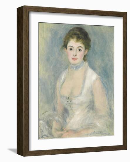 Madame Henriot, C.1876-Pierre-Auguste Renoir-Framed Premium Giclee Print