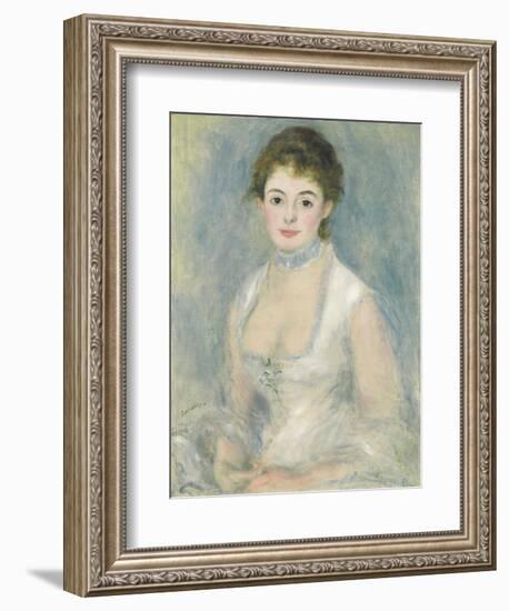 Madame Henriot, C.1876-Pierre-Auguste Renoir-Framed Giclee Print