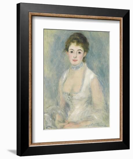 Madame Henriot, C.1876-Pierre-Auguste Renoir-Framed Giclee Print