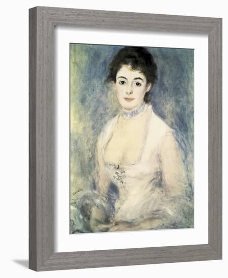 Madame Henriot-Pierre-Auguste Renoir-Framed Giclee Print