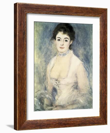 Madame Henriot-Pierre-Auguste Renoir-Framed Giclee Print