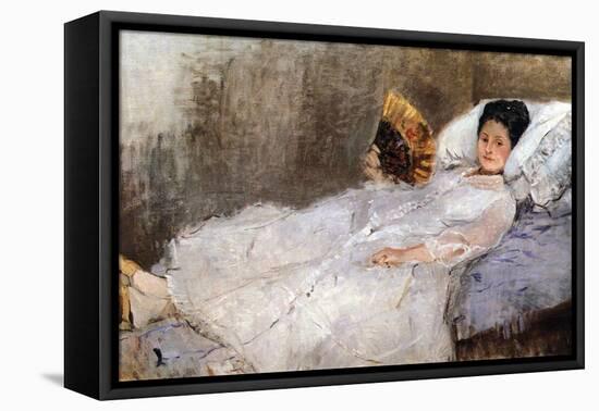 Madame Hubard-Berthe Morisot-Framed Stretched Canvas