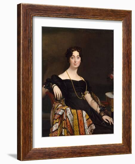 Madame Jacques-Louis Leblanc, 1823-Jean Auguste Dominique Ingres-Framed Giclee Print