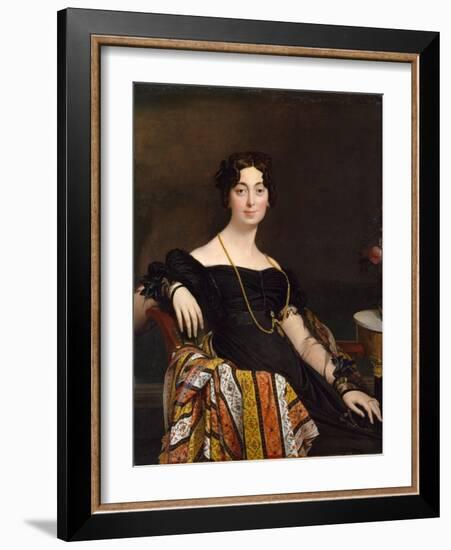 Madame Jacques-Louis Leblanc, 1823-Jean Auguste Dominique Ingres-Framed Giclee Print