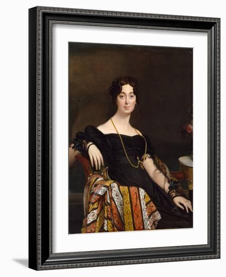 Madame Jacques-Louis Leblanc, 1823-Jean Auguste Dominique Ingres-Framed Giclee Print