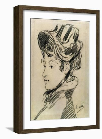 Madame Jules Guillemet, C1880-Edouard Manet-Framed Giclee Print