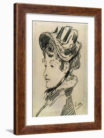 Madame Jules Guillemet, C1880-Edouard Manet-Framed Giclee Print