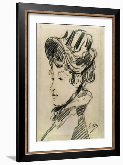 Madame Jules Guillemet, C1880-Edouard Manet-Framed Giclee Print