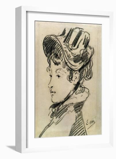 Madame Jules Guillemet, C1880-Edouard Manet-Framed Giclee Print