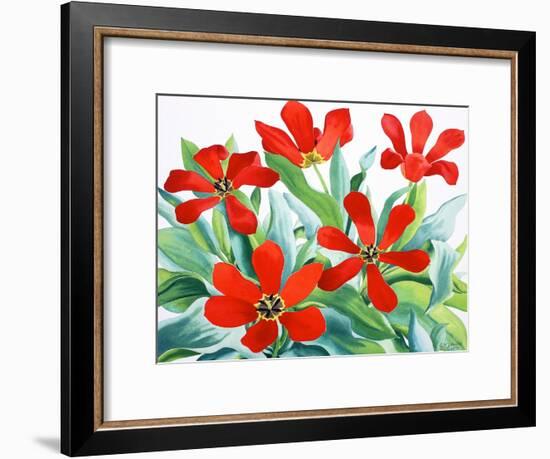 Madame Lefeber Tulips 2-Christopher Ryland-Framed Giclee Print