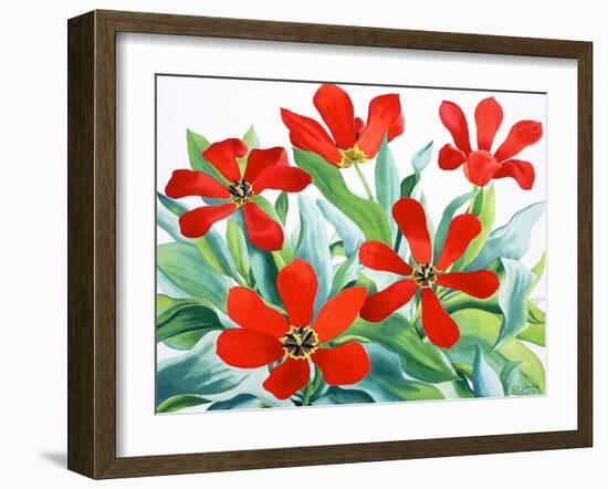 Madame Lefeber Tulips 2-Christopher Ryland-Framed Giclee Print